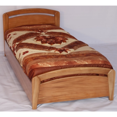 تخت یک نفره چوبی کالج چوب آل